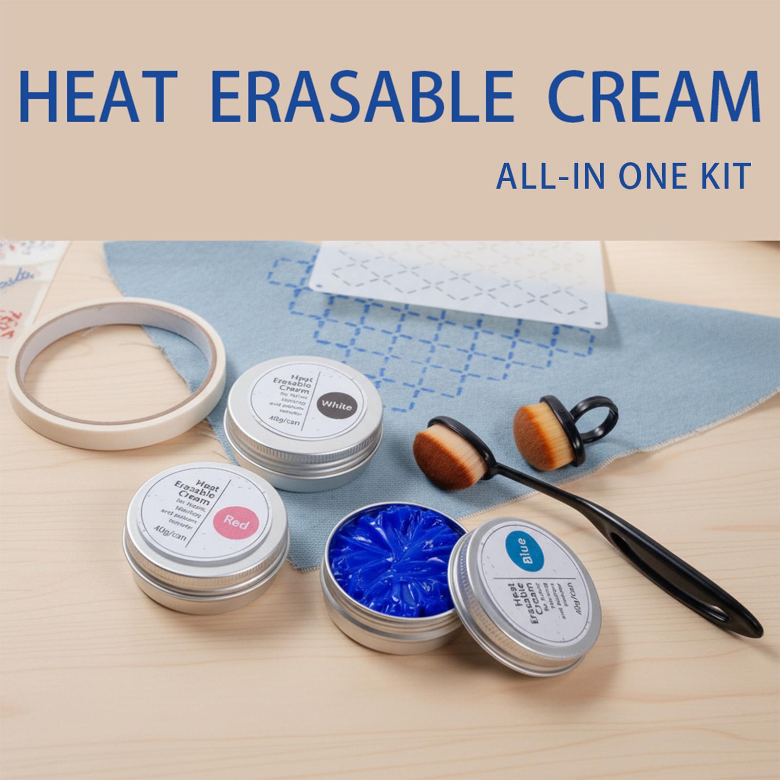 Embroidery Kit - Creme Termo-removível para Tecidos 40g/lata, Kit