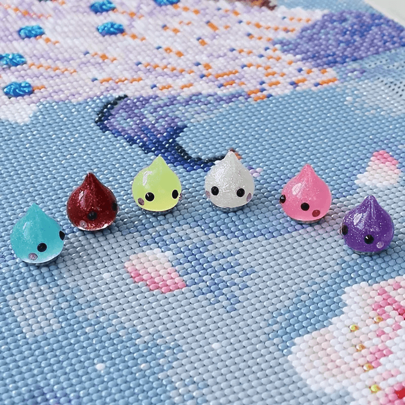 Embroidery Details - 6/12 Peças Fixadores para Pintura Diamante,