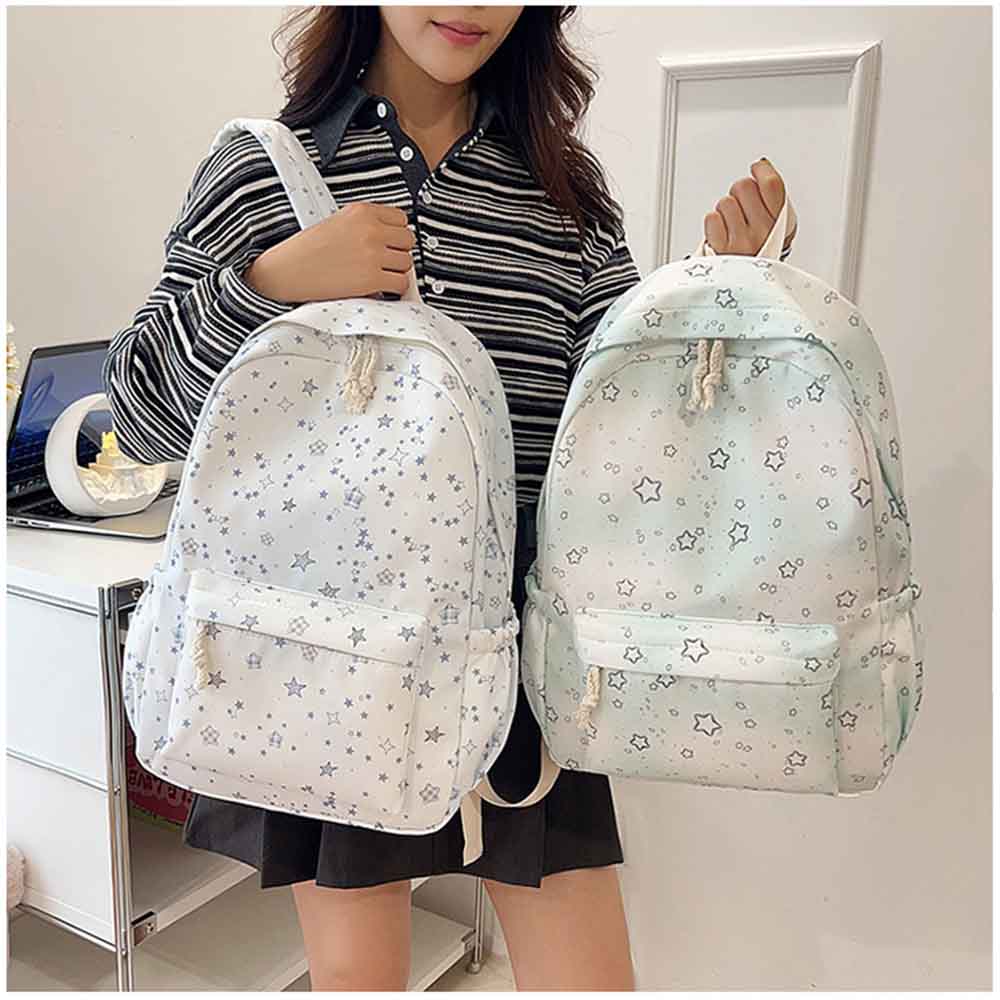 Embroidery Name Designs - Mochila feminina de grande capacidade, bolsa