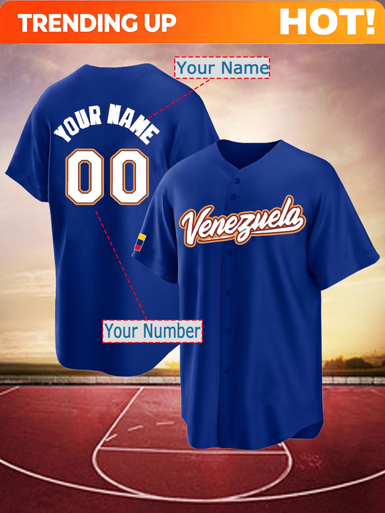 Embroidery Name Designs - Camisa de beisebol masculina personalizável com