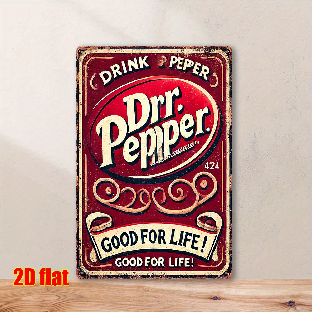 Embroidery Water - Placa de Metal Vintage para Parede