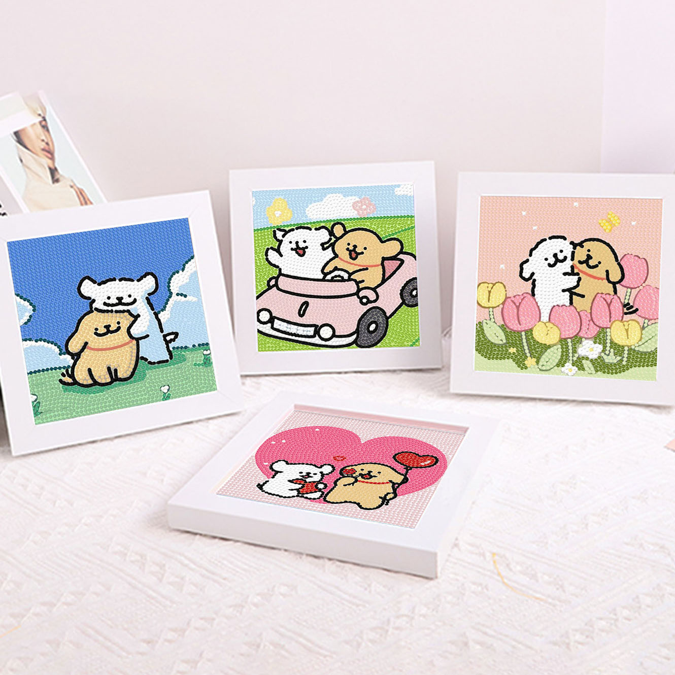 Embroidery Kit - Pintura Decorativa 5D DIY com Moldura