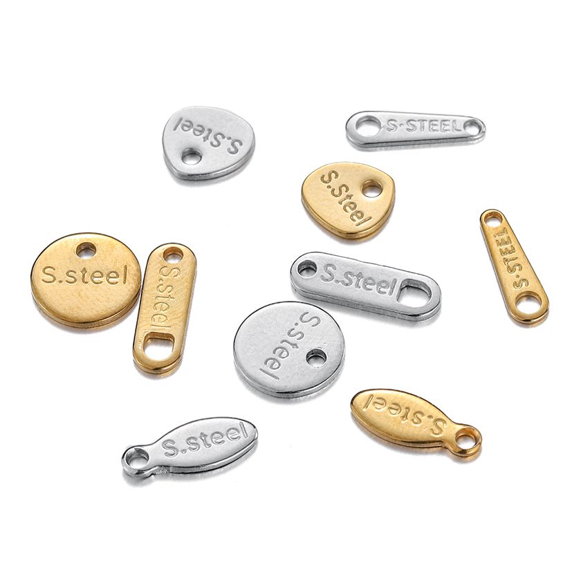 20/50 pçs de aço inoxidável co - Embroidery Charm avaliação e preço