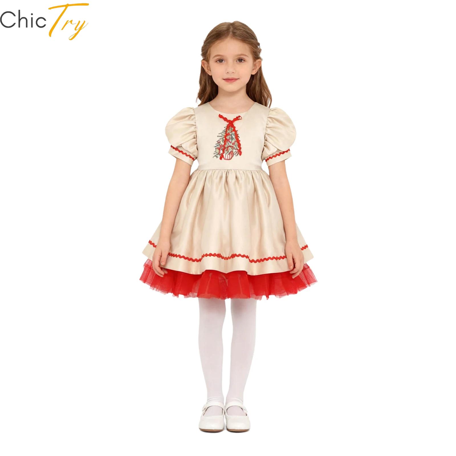Crianças meninas vestido de na - Embroidery Xmas Designs avaliação e preço