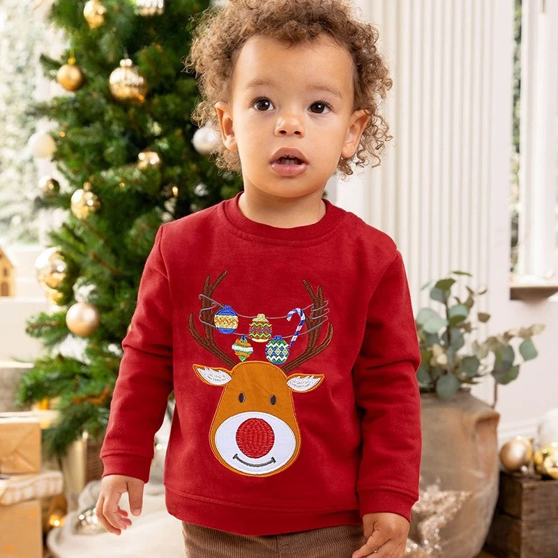 Moletons de Natal para Criança - Embroidery Xmas Designs avaliação e preço