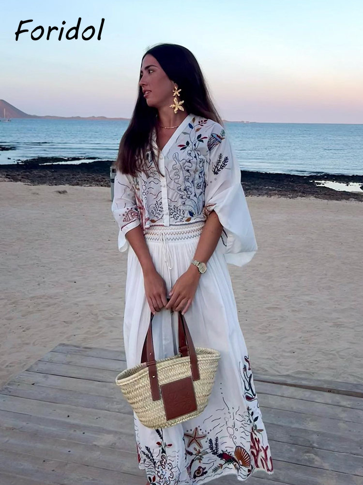 Foridol-Conjunto maxi saia man - Embroidery Uniform avaliação e preço