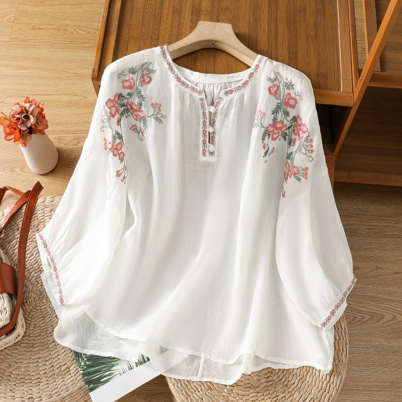 Estilo chinês roupas femininas - Embroidery Uniform avaliação e preço
