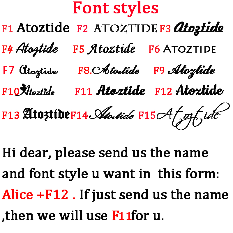 Atoztide pulseira personalizad - Embroidery Charm avaliação e preço