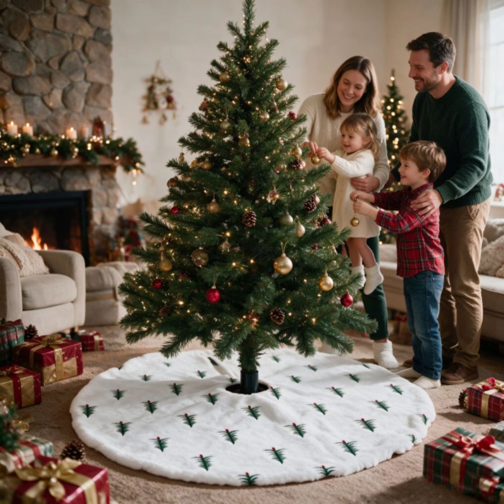 Acessório de Natal: Saia de Pe - Embroidery Xmas Designs avaliação e preço