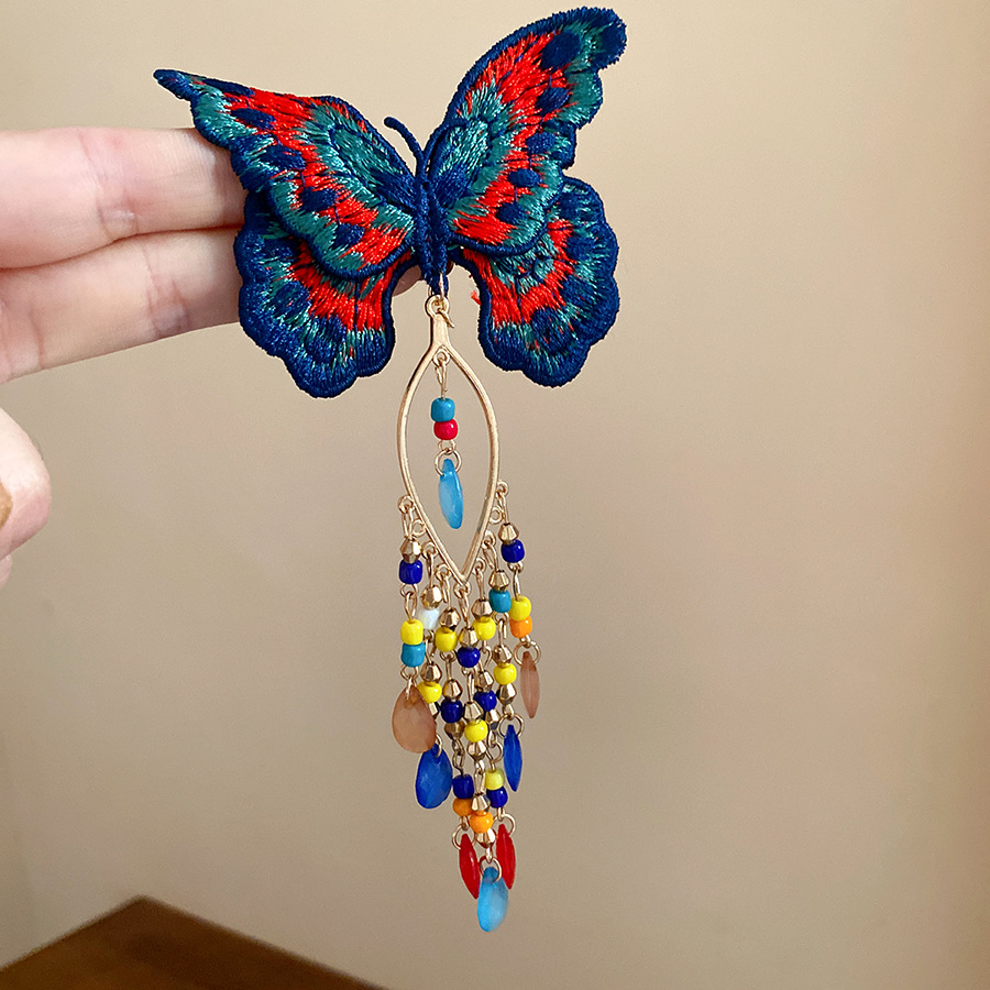 Novo Clipe de Cabelo Borboleta - Embroidery Charm avaliação e preço