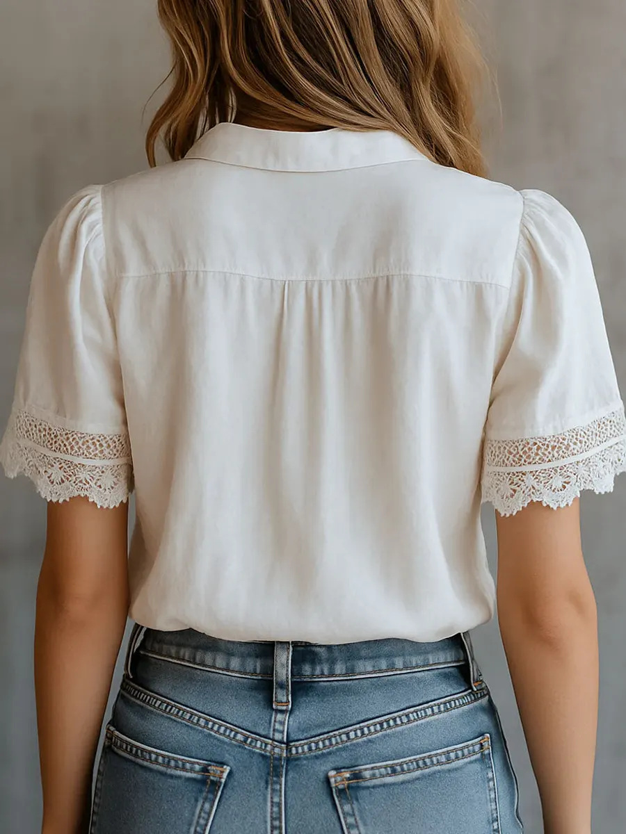 Camisas Elegantes Femininas Ca - Embroidery Uniform avaliação e preço