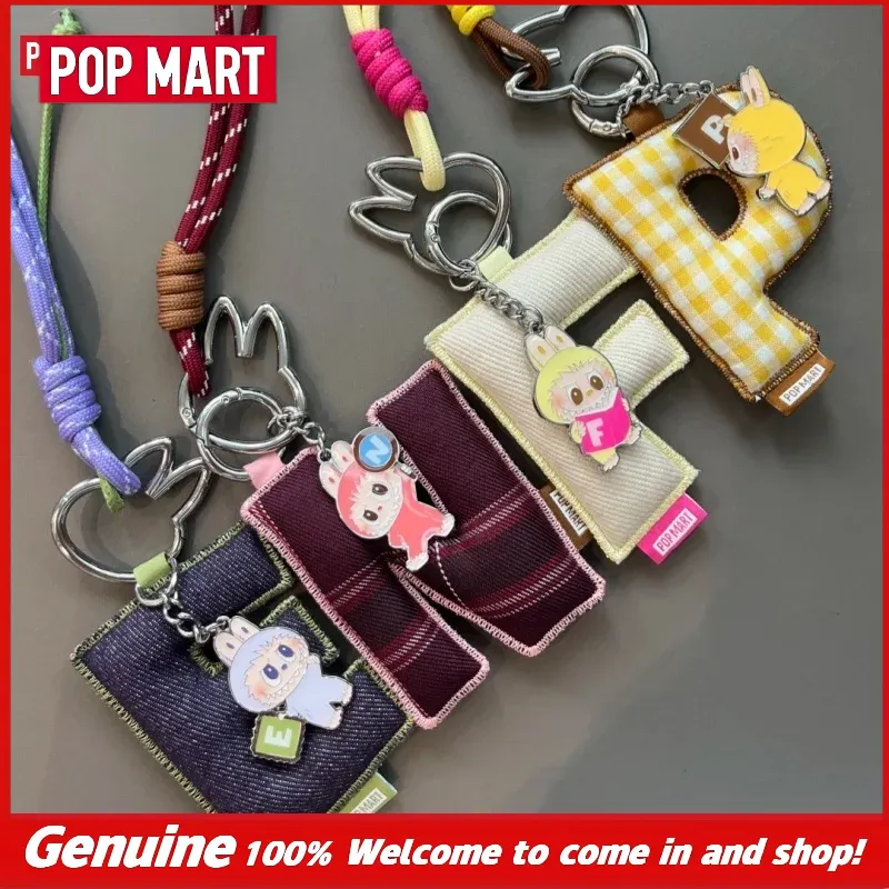 Novo Genuíno POPMART THE MONST - Embroidery Charm avaliação e preço