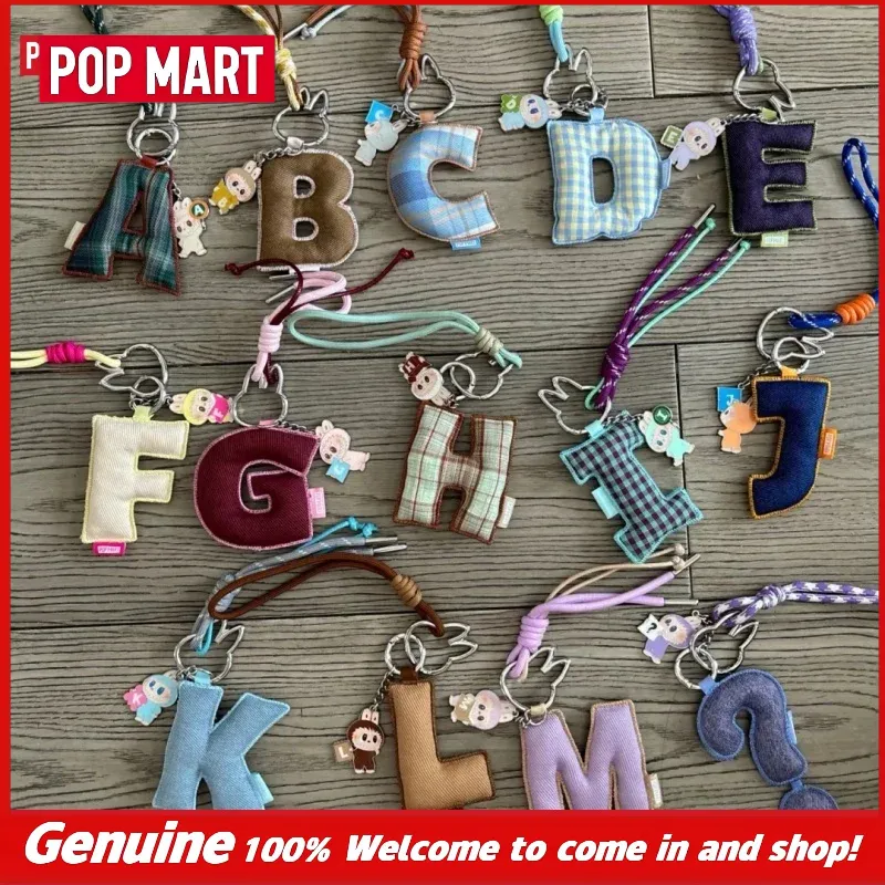Novo Genuíno POPMART THE MONST - Embroidery Charm avaliação e preço
