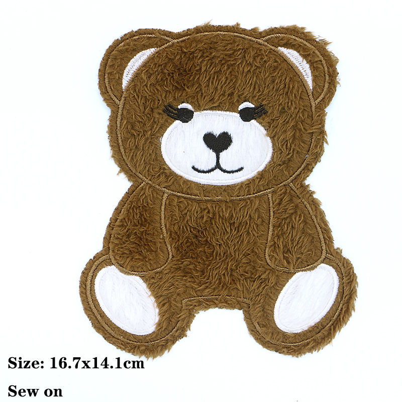 Bonito branco marrom urso ócul - Embroidery Viewer avaliação e preço