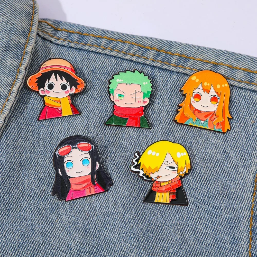 5 Peças Broche de Anime Fofo e - Embroidery Garment avaliação e preço