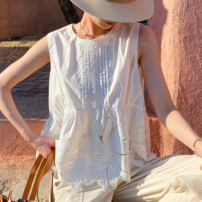 Blusa Feminina Estilo Francês  - Embroidery Uniform avaliação e preço