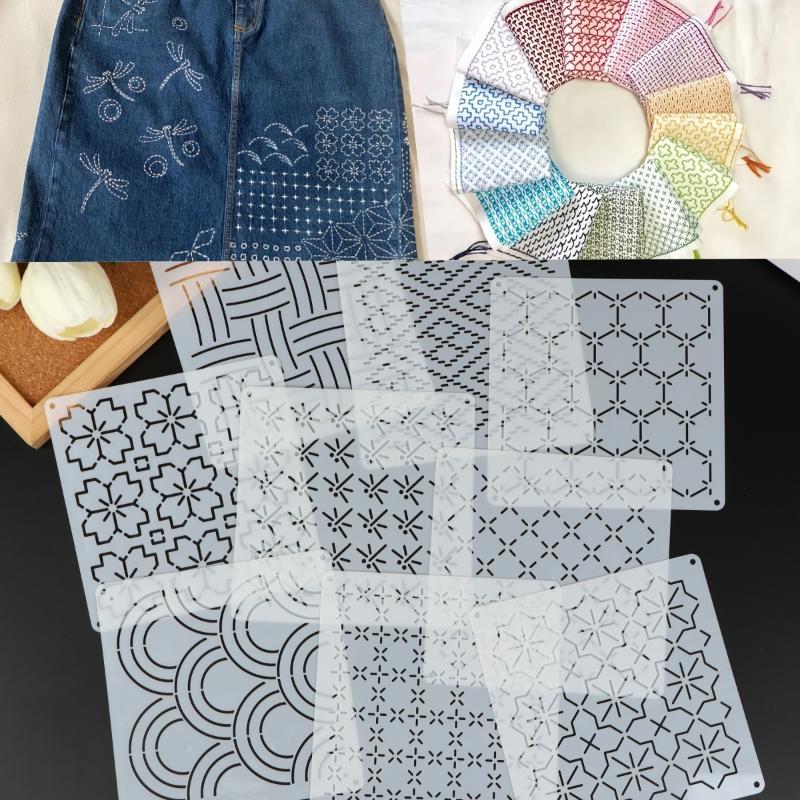 9/32 pçs sashiko bordado model - Embroidery Diy avaliação e preço