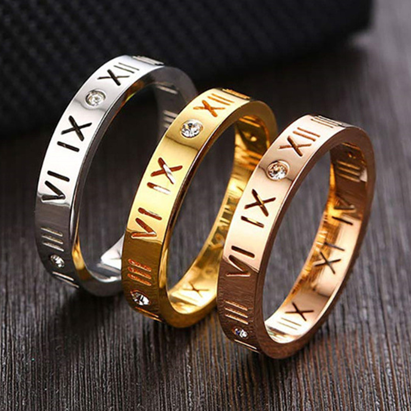 Oco Numeral Romano Anel Aço In - Embroidery Charm avaliação e preço