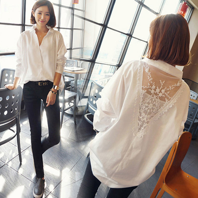 Moda decote em v bordado gaze  - Embroidery Uniform avaliação e preço