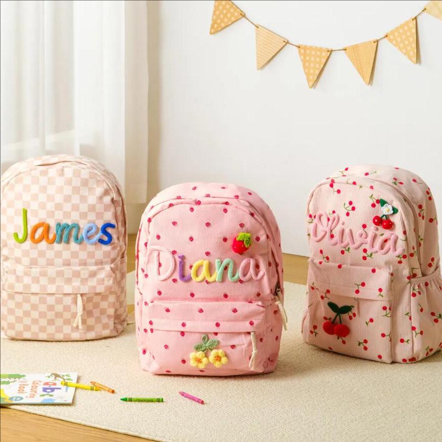 Mochila fofa personalizada par - Embroidery Name Designs avaliação e preço