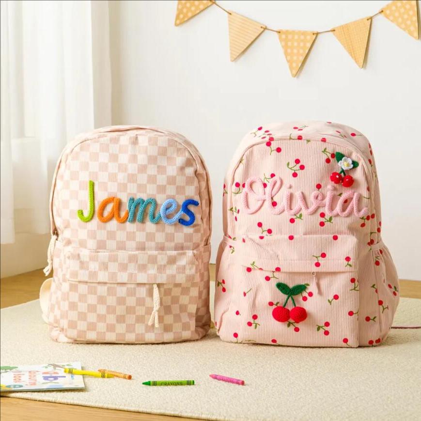 Mochila fofa personalizada par - Embroidery Name Designs avaliação e preço